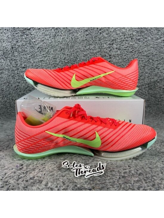 Nike Air Zoom Maxfly 2 Track Spikes Size 8.5 Men Crimson Lime FD8395-600